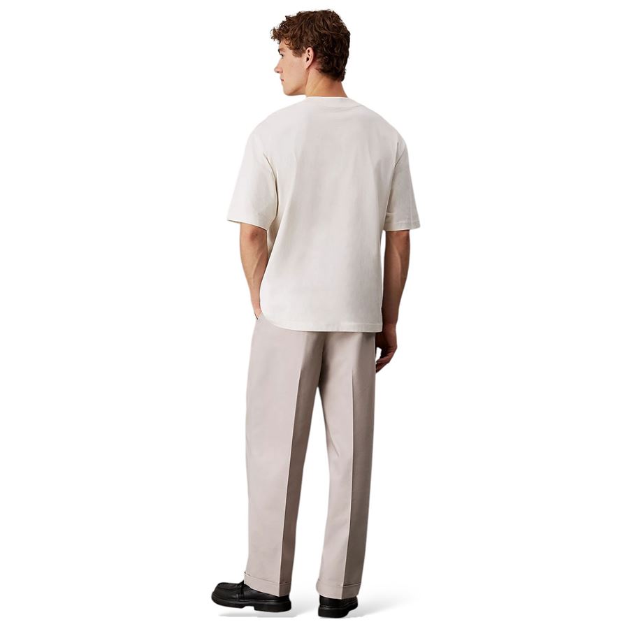 Pantaloni da uomo in twill sartoriali taglio relaxed Calvin Klein | J30J326927PAN